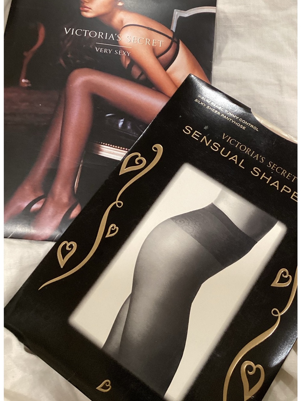 Victoria's Secret Sensual Shape Sheer Pantyhose -X2